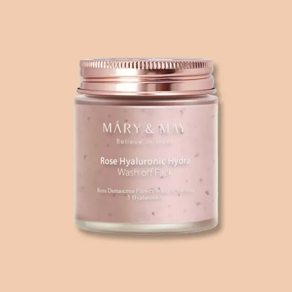 Mary & May Rose Hyaluronic Hydra Wash Off Pack ílová hydratačna maska 125 g