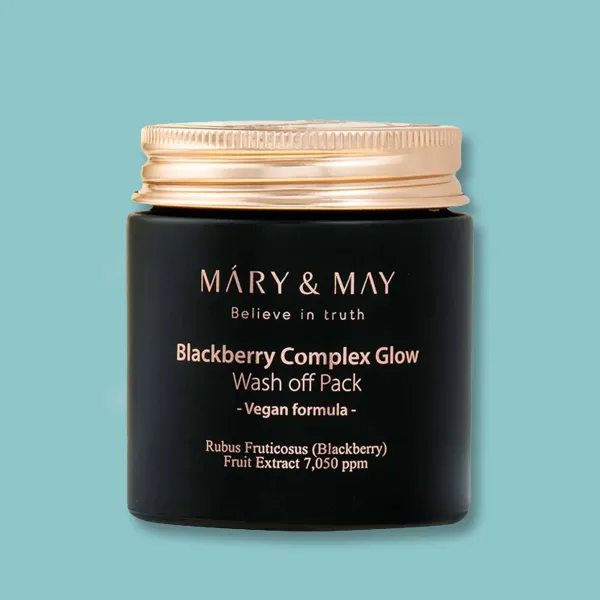 Mary & May Blackberry Complex Glow Wash Off Pack ílova pleťová maska 125 g