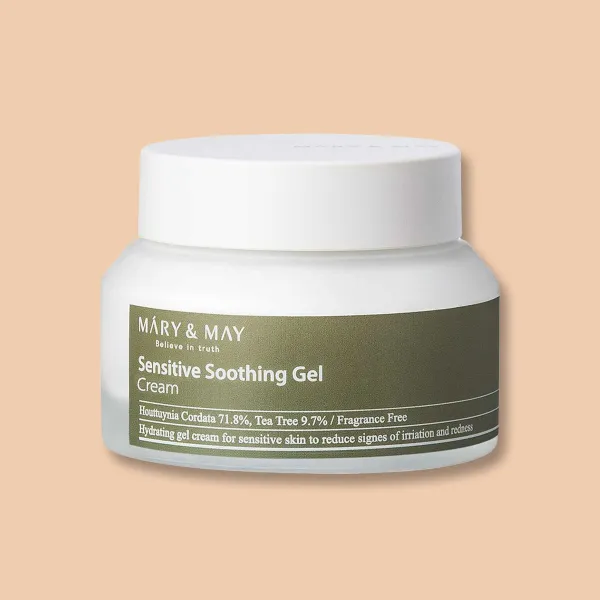 MARY & MAY Sensitive Soothing Gel Cream upokojujúci hydratačný gel krém 70 g