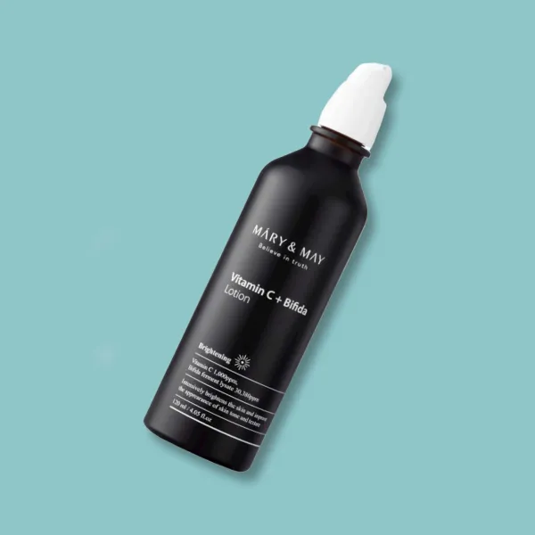 Mary & May Vitamine C + Bifida Lotion ľahká emulzia na rozjasnenie pleti 120 ml