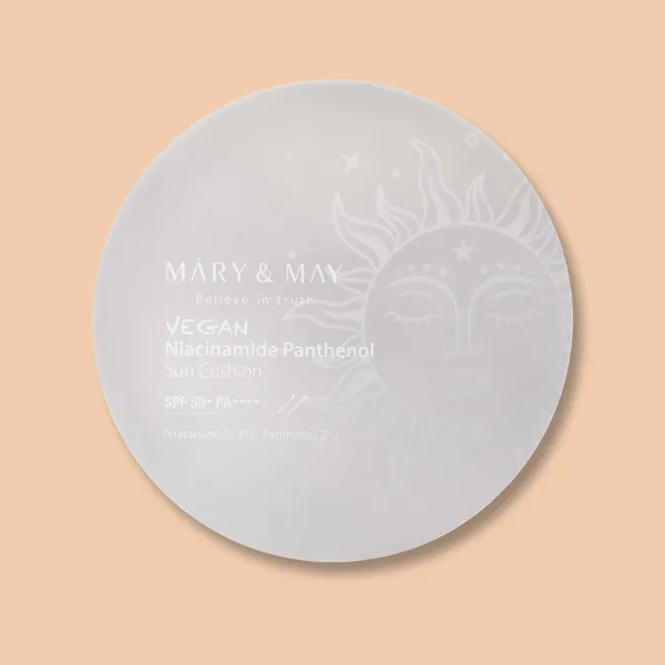 Mary&May Vegan Niacinamide Panthenol Sun Cushion SPF50+ SPF ochranný krém v hubke 25 g