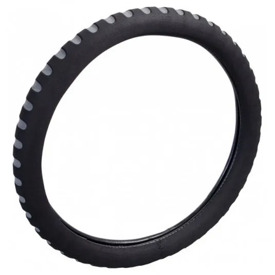 Poťah volantu penovy, šedý 37-39cm