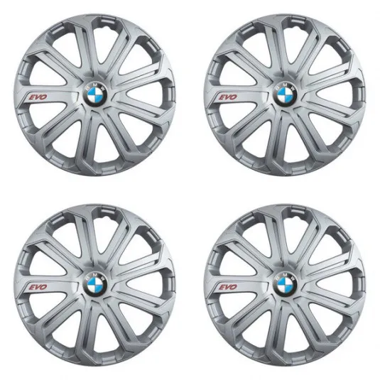 Puklice pre BMW 14 Evo silver