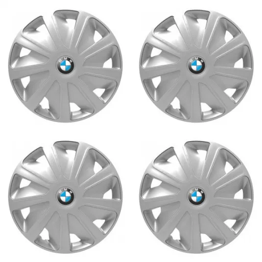 Puklice pre BMW pre dodávky 15 Craft silver