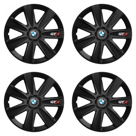 Puklice pre BMW 16 GTX CARBON black