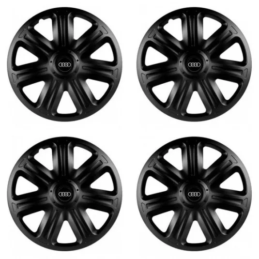 Puklice pre Audi 14 COMFORT BLACK