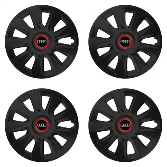 Puklice pre Audi 17 STRATOS RR black