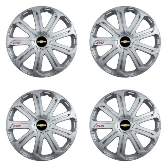 Puklice pre Chevrolet 16 Evo silver