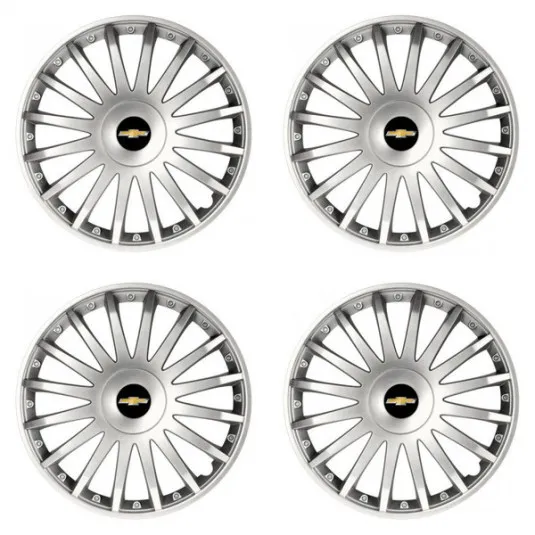 Puklice pre Chevrolet 16 CRYSTAL silver