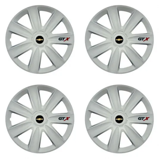 Puklice pre Chevrolet 17 GTX carbon white