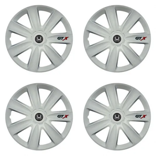 Puklice pre Honda 16 GTX carbon white