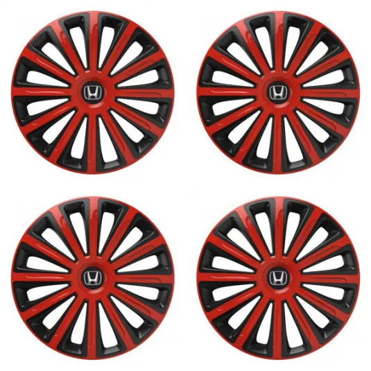 Puklice pre Honda 16 TREND red and black
