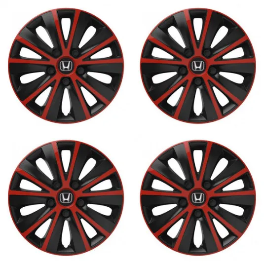 Puklice pre Honda 16 RAPIDE red and black