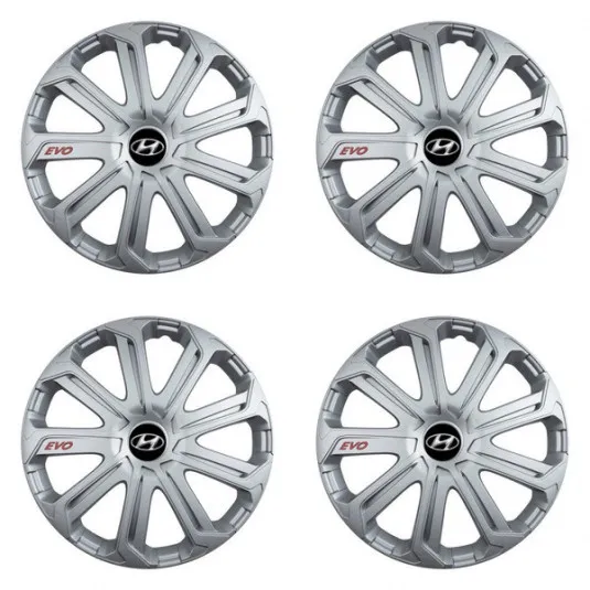 Puklice pre Hyundai 14 Evo silver