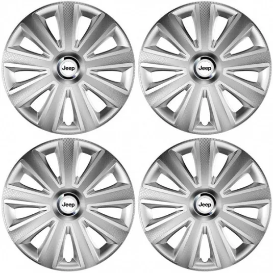 Puklice pre Jeep 14 Aviator carbon RC silver