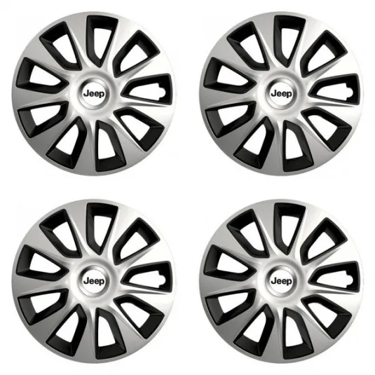 Puklice pre Jeep 15 STRATOS double colour - výpredaj