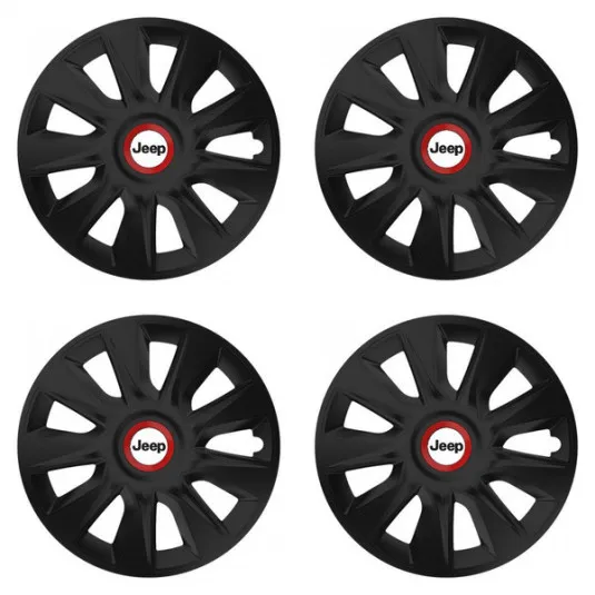 Puklice pre Jeep 16 STRATOS RR black