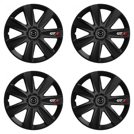 Puklice pre Mazda 16 GTX CARBON black