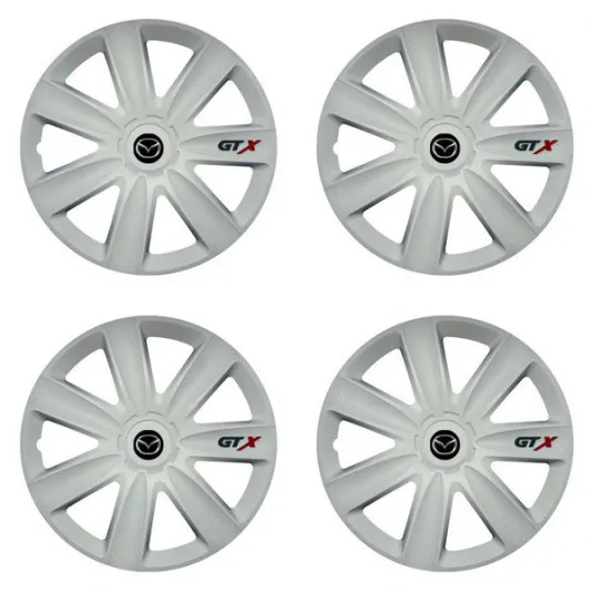 Puklice pre Mazda 17 GTX carbon white