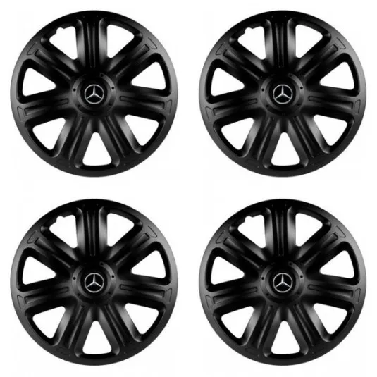 Puklice pre Mercedes 14 COMFORT BLACK