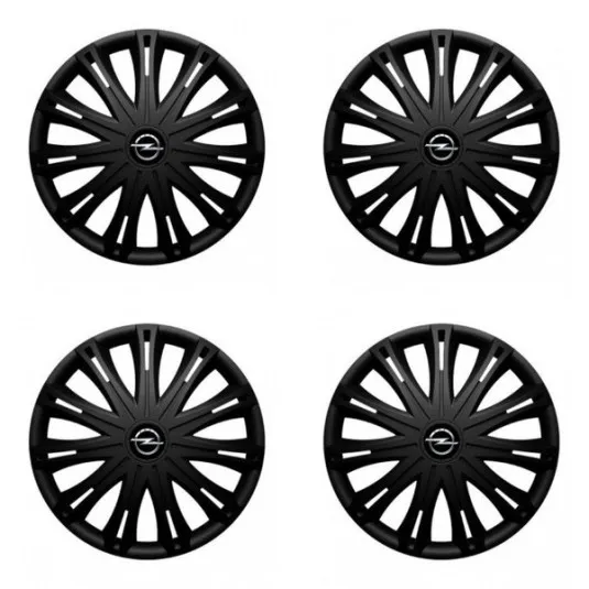 Puklice pre Opel 16 SPARK BLACK