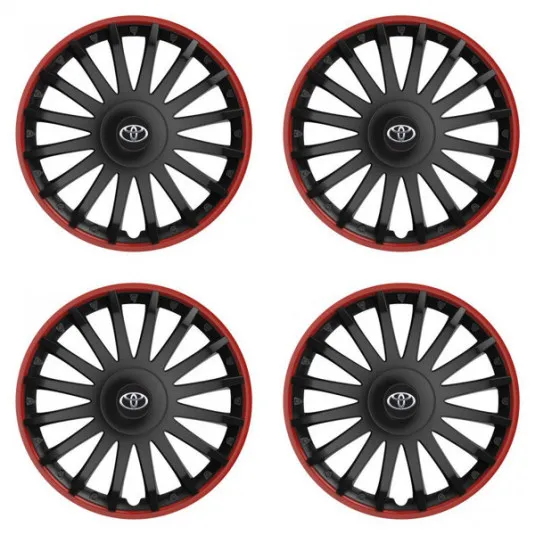 Puklice pre Toyota 15 CRYSTAL RO black