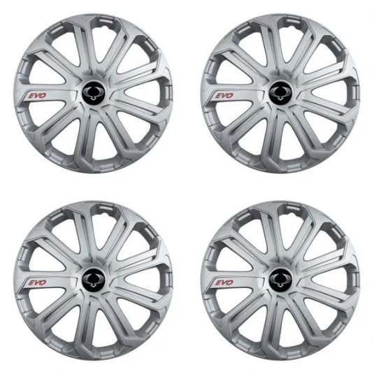 Puklice pre Sangyong 14 Evo silver