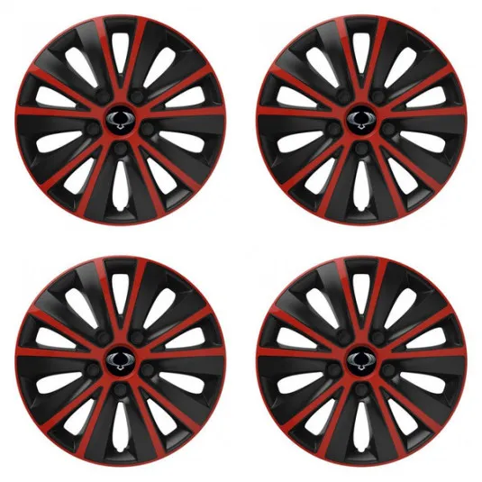 Puklice pre Sangyong 14 RAPIDE red and black