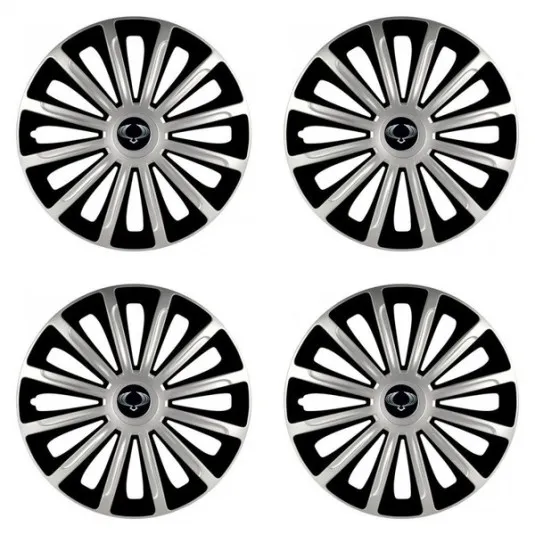 Puklice pre Sangyong 15 TREND silver and black