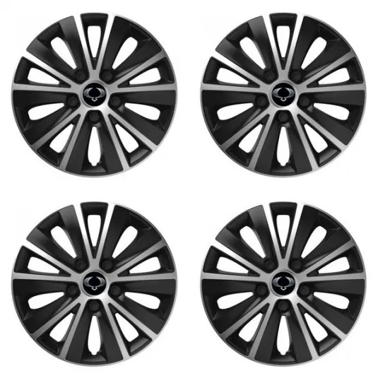 Puklice pre Sangyong 16 RAPIDE silver and black