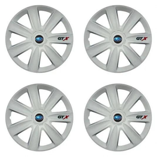 Puklice pre Subaru 17 GTX carbon white