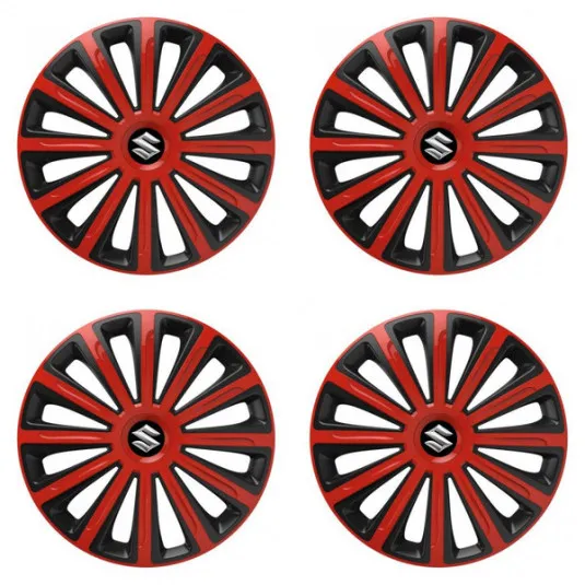 Puklice pre Suzuki 16 TREND red and black