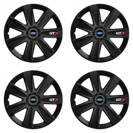 Puklice pre Ford 15 GTX CARBON black