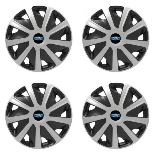 Puklice pre Ford pre dodávky 16 Craft silver and black
