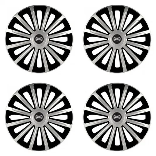 Puklice pre Land Rover 15 TREND silver and black