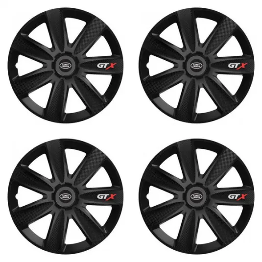 Puklice pre Land Rover 16 GTX CARBON black