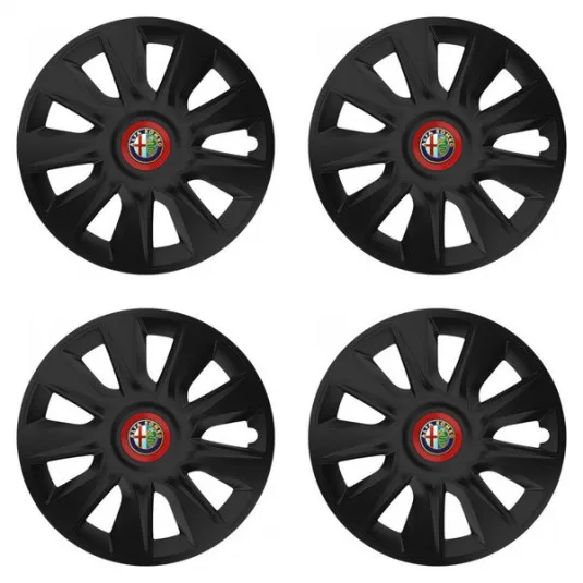 Puklice pre Alfa Romeo 14 STRATOS RR black