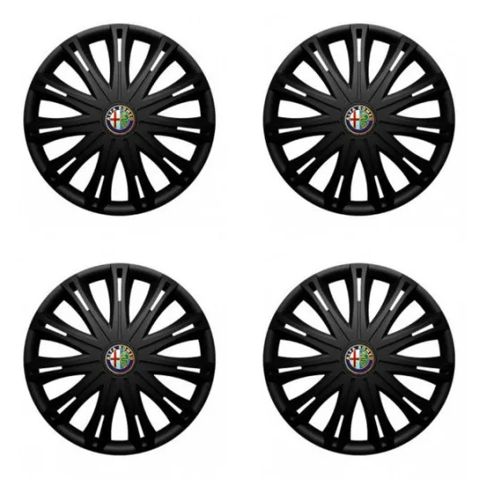 Puklice pre Alfa Romeo 17 SPARK BLACK