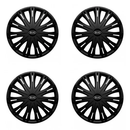 Puklice pre Kia (staršie logo) 14 SPARK BLACK1