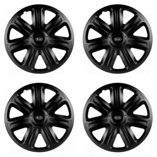 Puklice pre Kia (staršie logo) 14 COMFORT BLACK