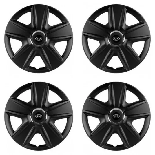Puklice pre Kia (staršie logo) 15 ESPRIT RC BLACK