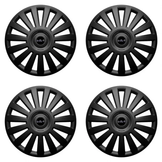 Puklice pre Kia (nové logo) 14 Luxury black