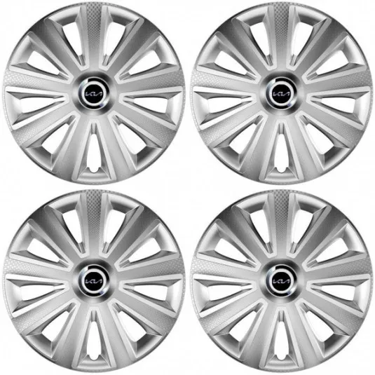 Puklice pre Kia (nové logo) 16 Aviator carbon RC 16 silver