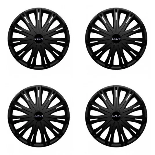 Puklice pre Kia (nové logo) 16 SPARK BLACK