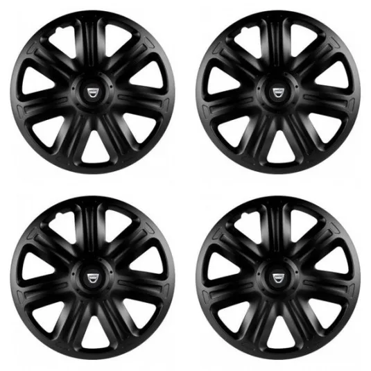 Puklice pre Dacia (staršie logo) 14 COMFORT BLACK