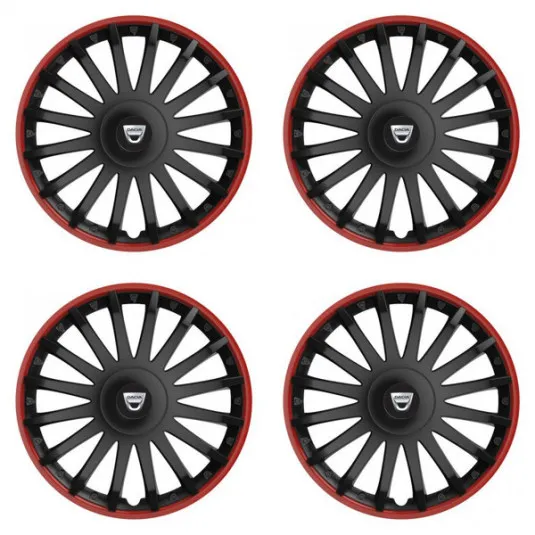 Puklice pre Dacia (staršie logo) 15 CRYSTAL RO black