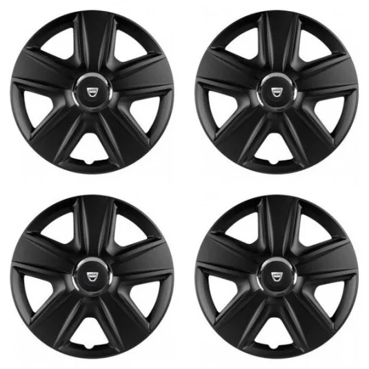 Puklice pre Dacia (staršie logo) 16 ESPRIT RC BLACK