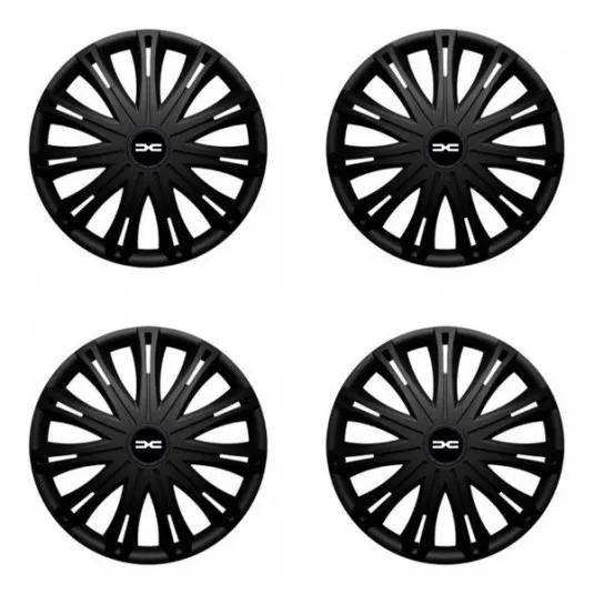 Puklice pre Dacia (nové logo) 15 SPARK BLACK