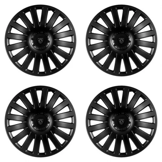 Puklice pre Peugeot (nové logo) 14 Smart black