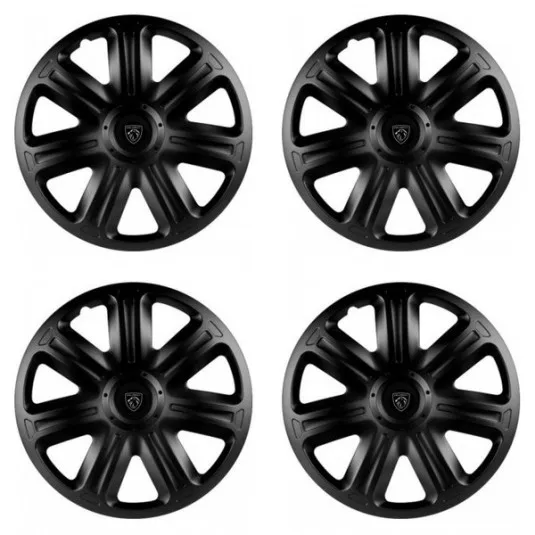 Puklice pre Peugeot (nové logo) 14 COMFORT BLACK